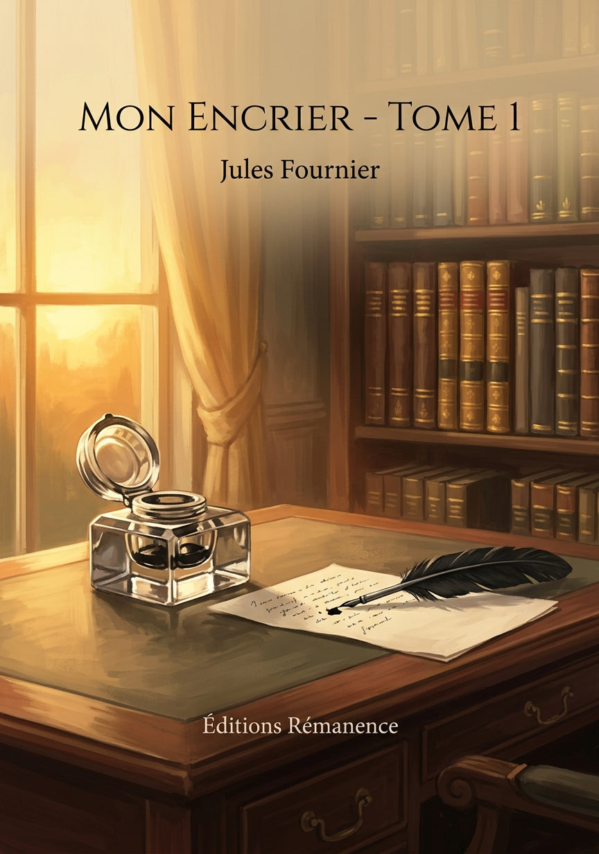 Livre Mon encrier - Tome 1 par Jules Fournier - Couverture - Editions Remanence
