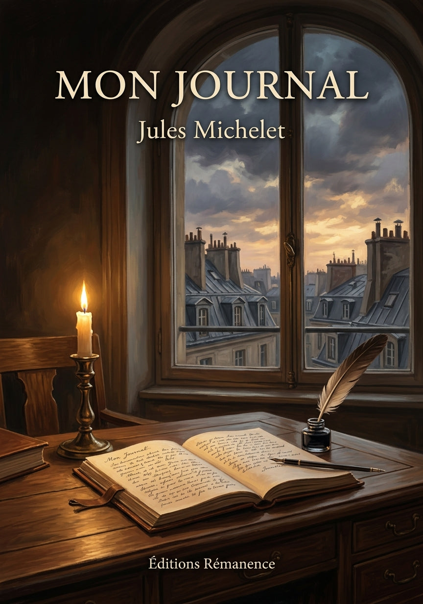 Livre Mon journal par Jules Michelet - Couverture - Editions Remanence