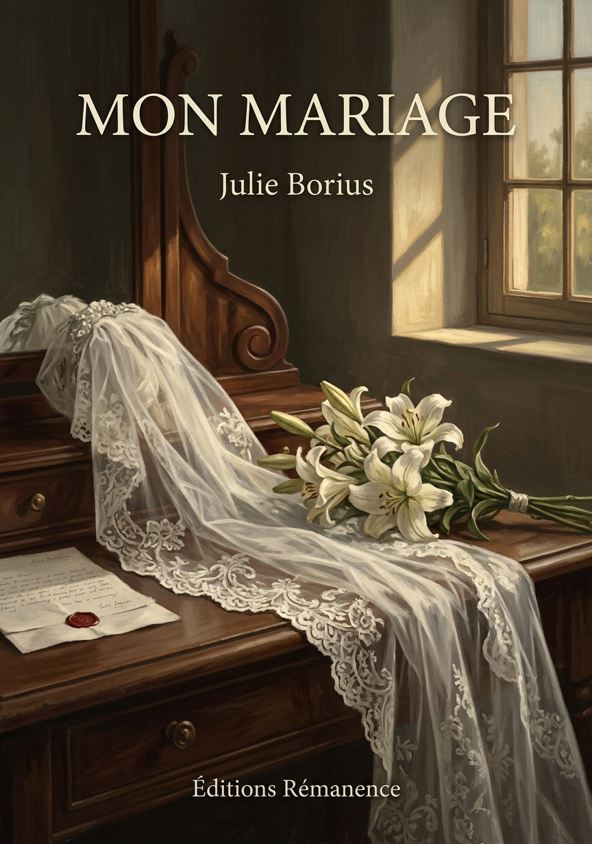 Livre Mon mariage par Julie Borius - Couverture - Editions Remanence