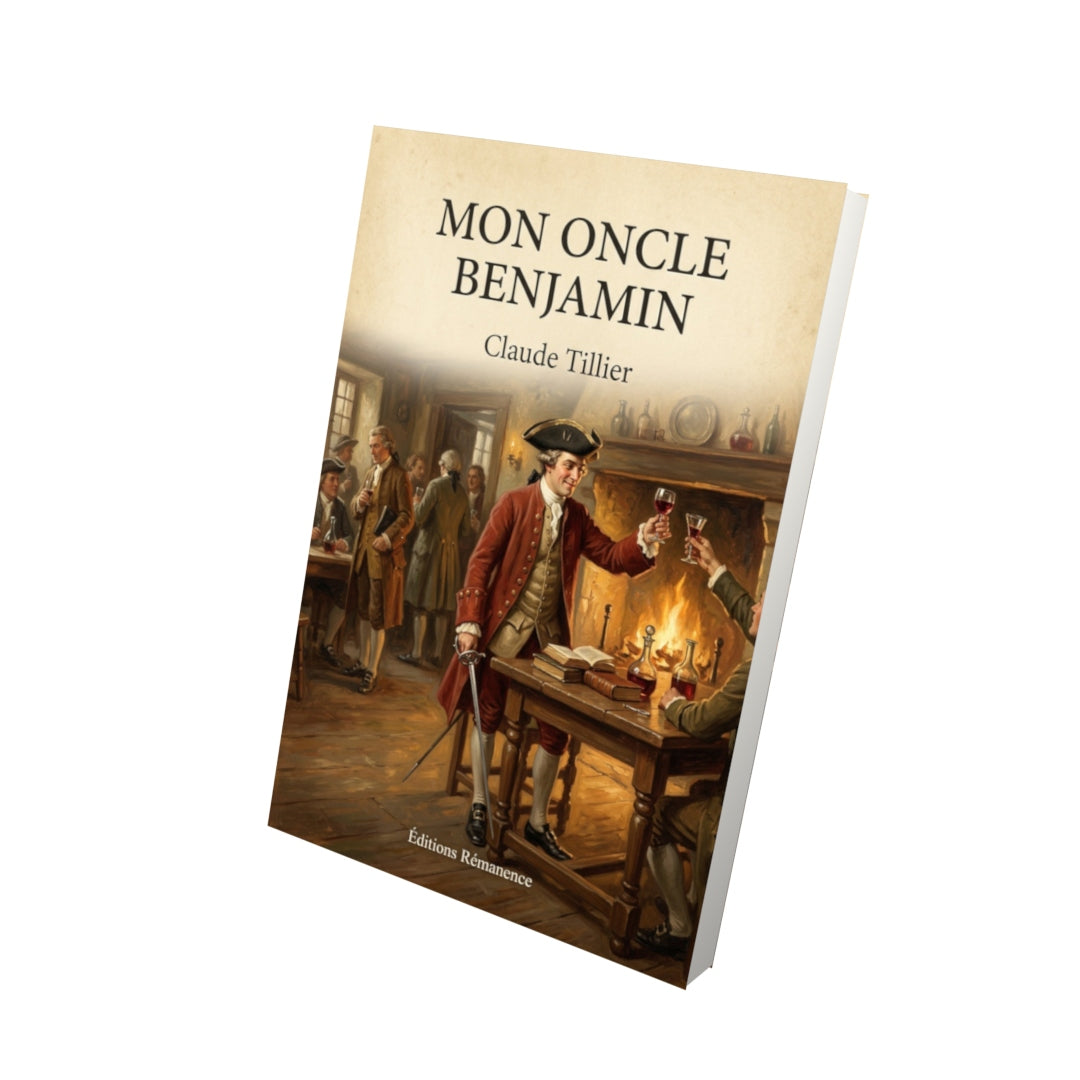 Livre Mon oncle Benjamin - Claude Tillier - Vue 3D - Editions Remanence