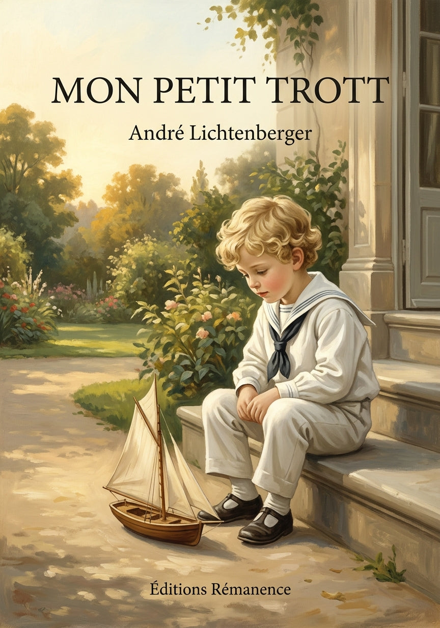 Livre Mon petit Trott par André Lichtenberger - Couverture - Editions Remanence