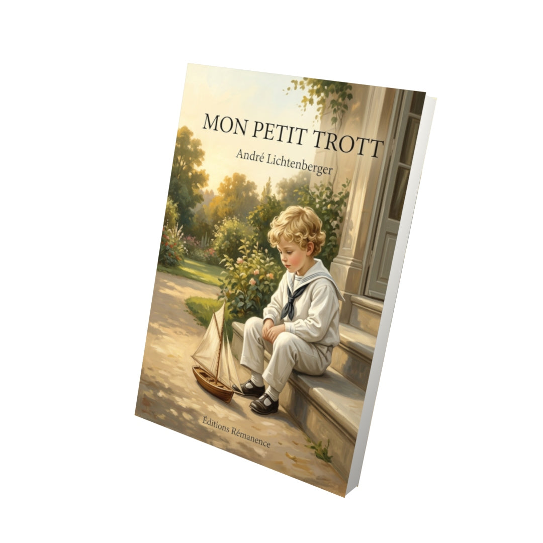 Livre Mon petit Trott par André Lichtenberger - Vue 3D - Editions Remanence