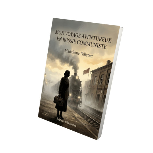 Livre Mon voyage aventureux en Russie communiste par Madeleine Pelletier - Vue 3D - Editions Remanence