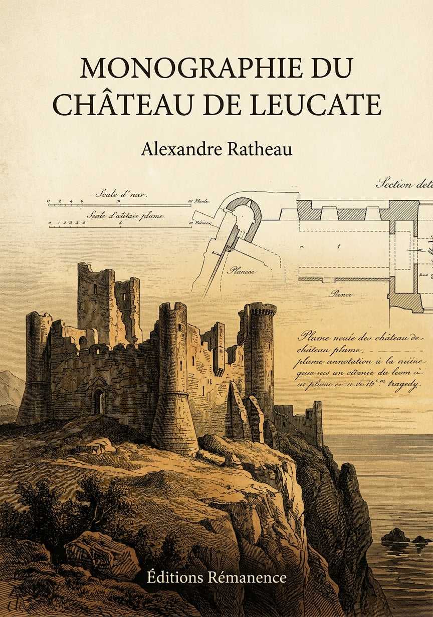 Livre Monographie du château de Leucate par Alexandre Ratheau - Couverture - Editions Remanence