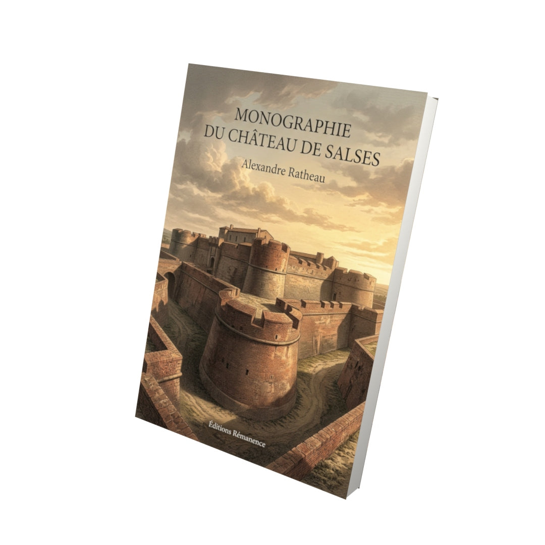 Livre Monographie du château de Salses par Alexandre Ratheau - Vue 3D - Editions Remanence