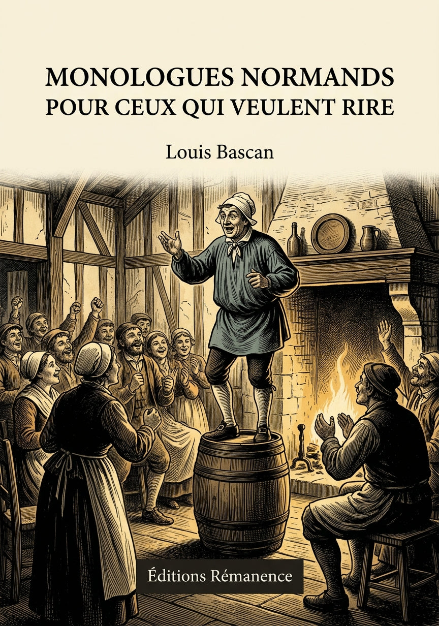 Livre Monologues normands pour ceux qui veulent rire par Louis Bascan - Couverture - Editions Remanence