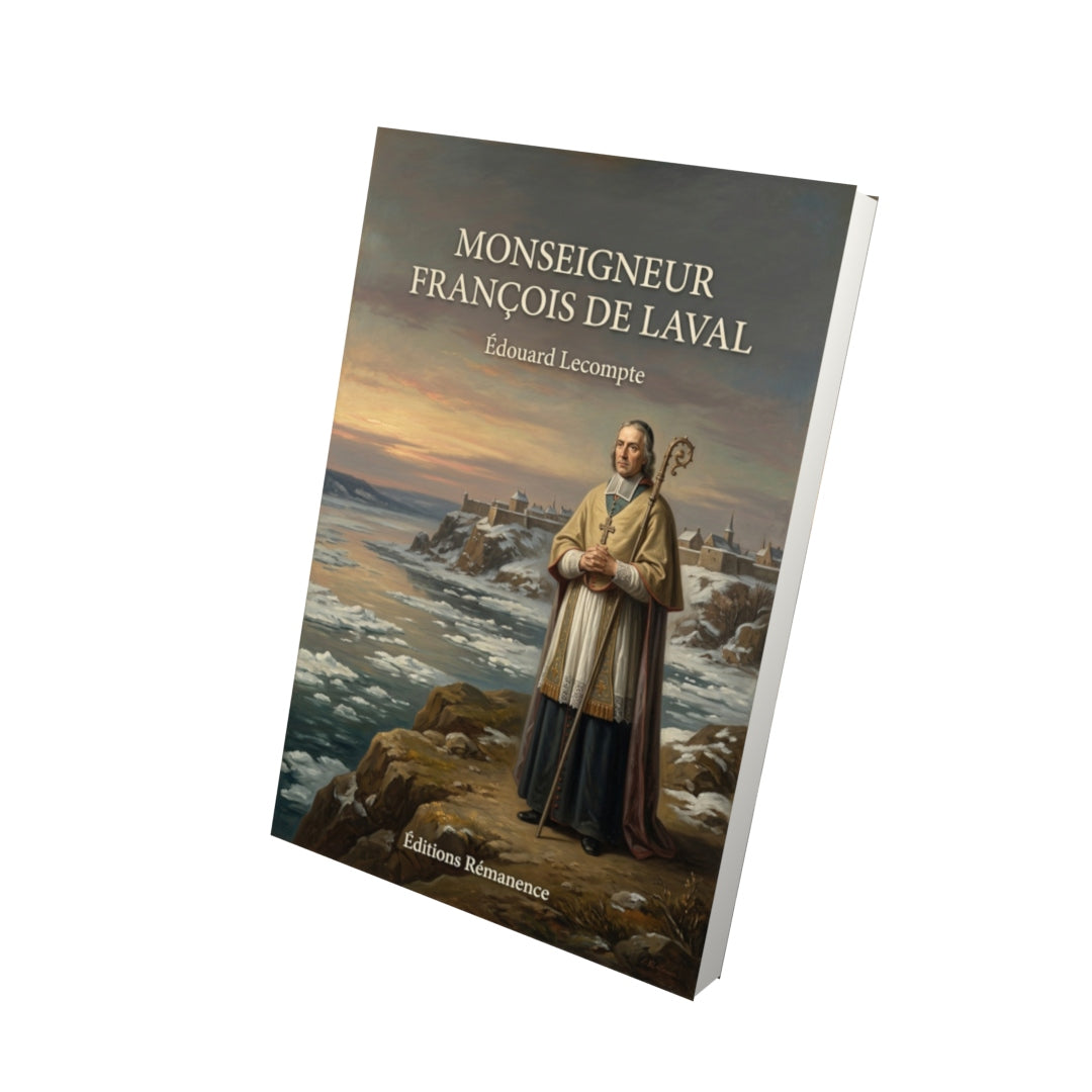 Livre Monseigneur François de Laval par Édouard Lecompte - Vue 3D - Editions Remanence