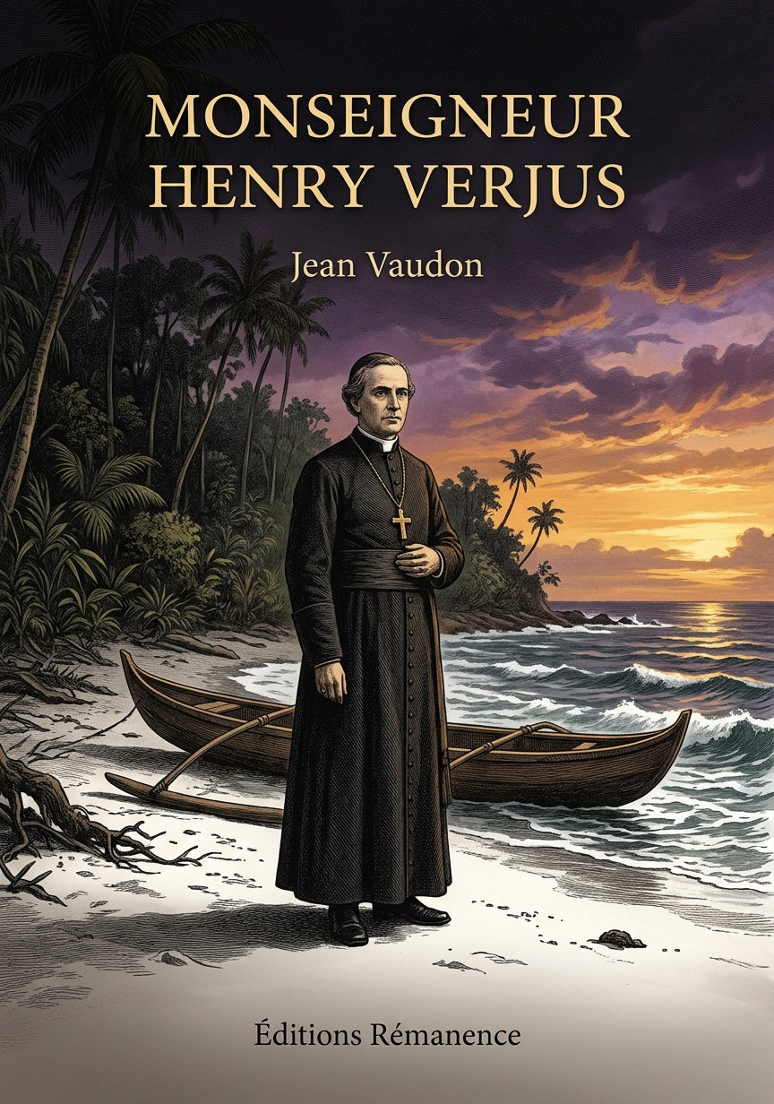 Livre Monseigneur Henry Verjus par Jean Vaudon - Couverture - Editions Remanence