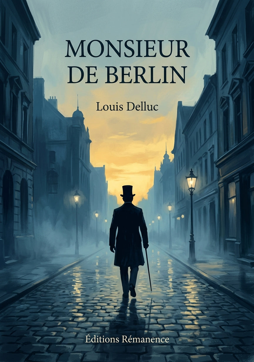Livre Monsieur de Berlin par Louis Delluc - Couverture - Editions Remanence