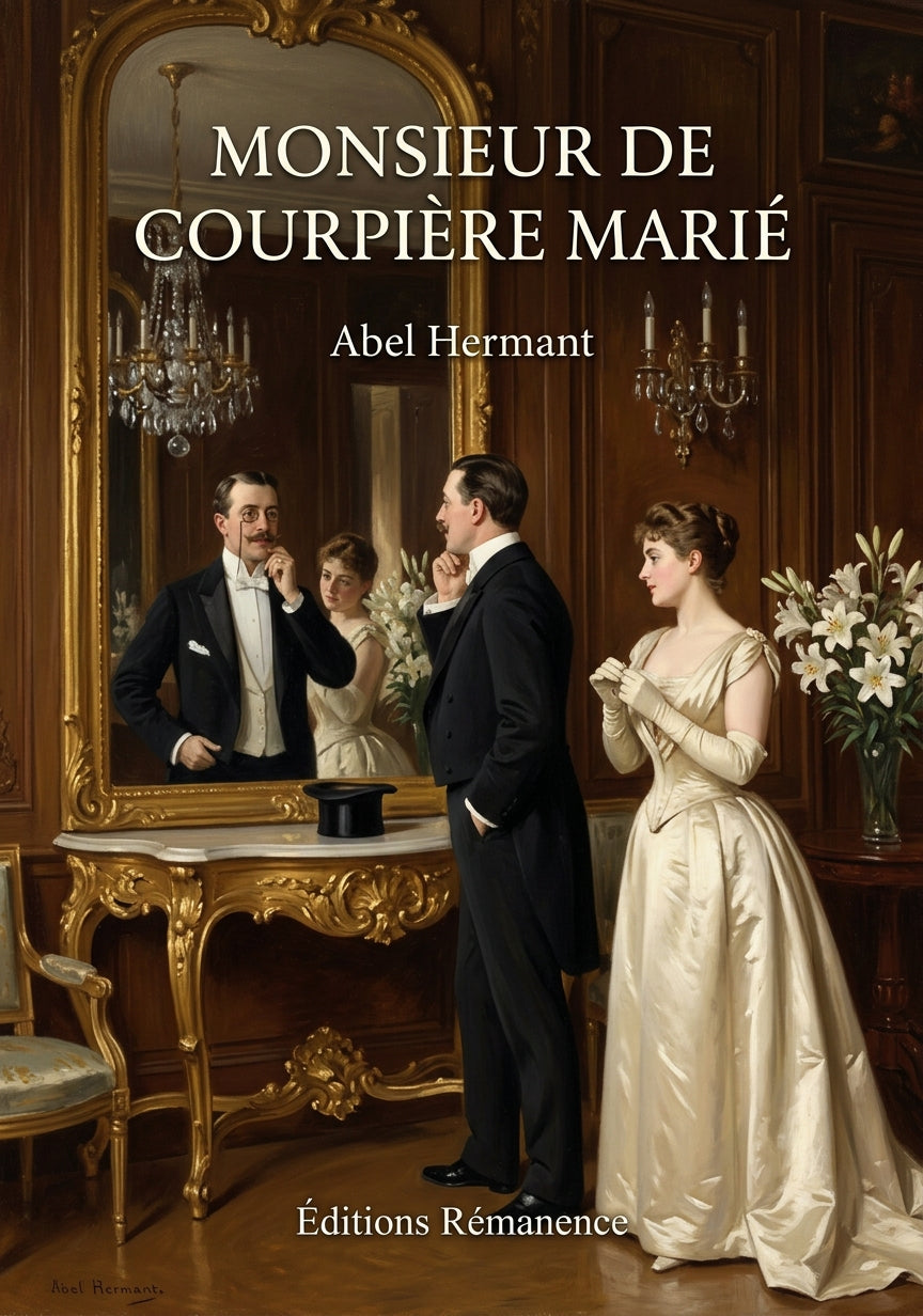 Livre Monsieur de Courpière marié par Abel Hermant - Couverture - Editions Remanence