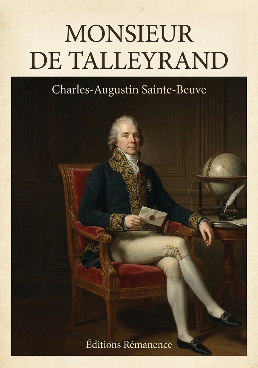 Monsieur de Talleyrand - Charles-Augustin Sainte-Beuve (Couverture)