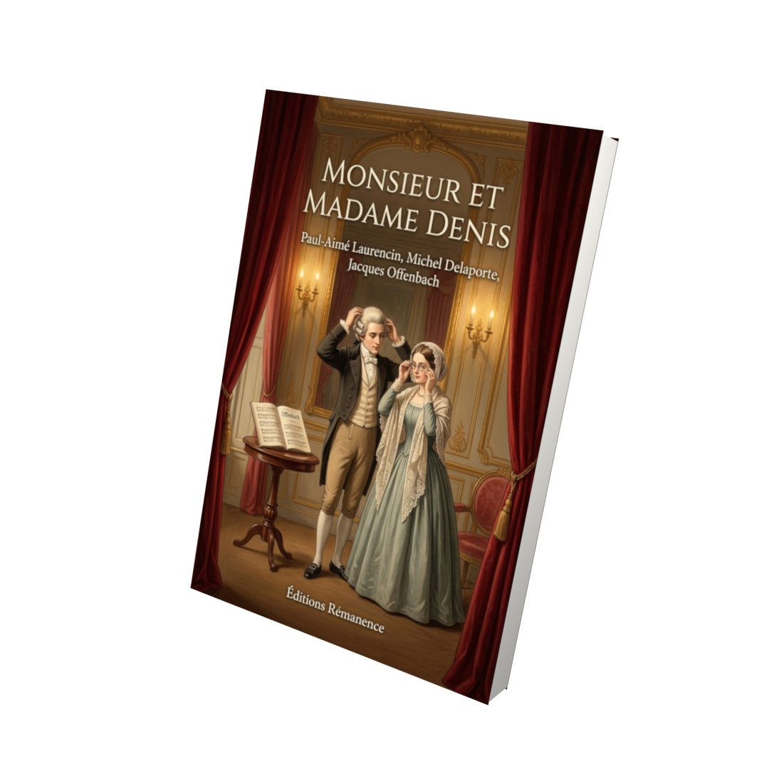 Livre Monsieur et Madame Denis par Paul-Aimé Laurencin, Michel Delaporte, Jacques Offenbach - Vue 3D - Editions Remanence