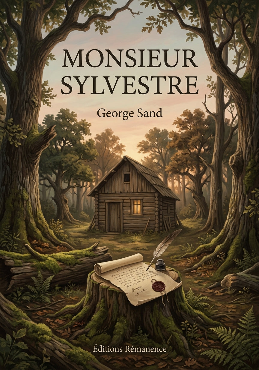 Livre Monsieur Sylvestre par George Sand - Couverture - Editions Remanence