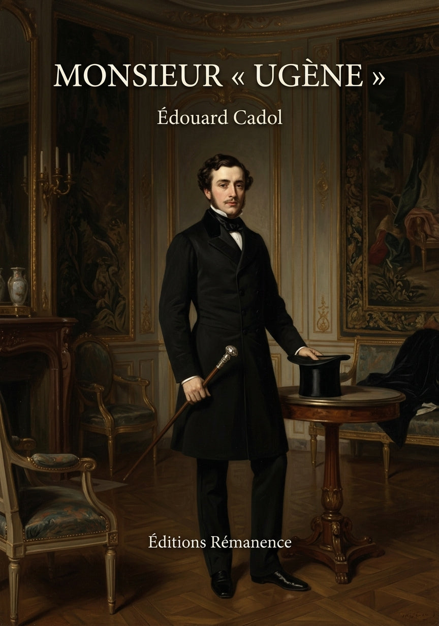 Livre Monsieur « Ugène » par Édouard Cadol - Couverture - Editions Remanence