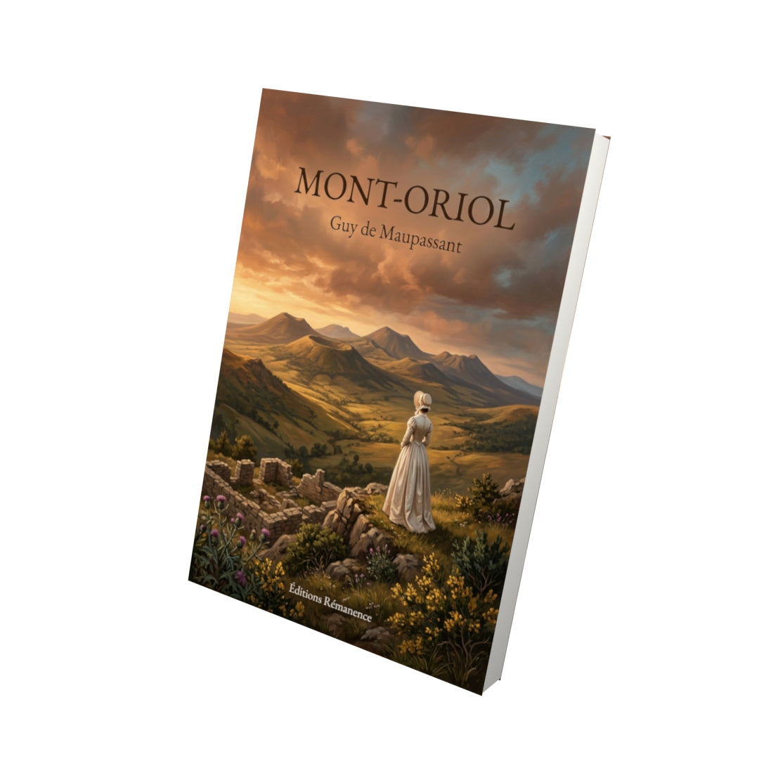 Livre Mont-Oriol par Guy de Maupassant - Vue 3D - Editions Remanence