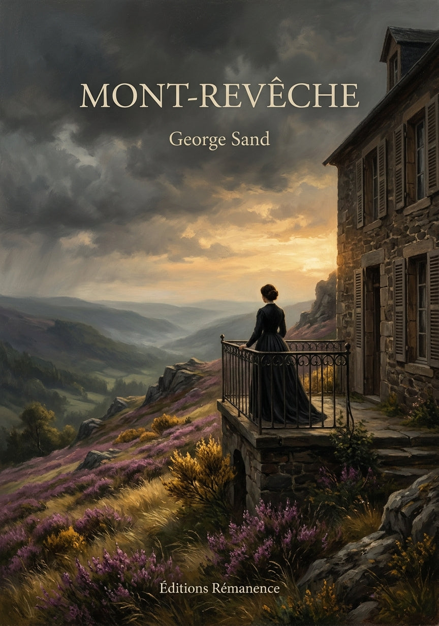 Livre Mont-Revêche par George Sand - Couverture - Editions Remanence