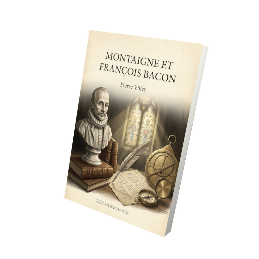 Livre Montaigne et François Bacon - Pierre Villey - Vue 3D - Editions Remanence