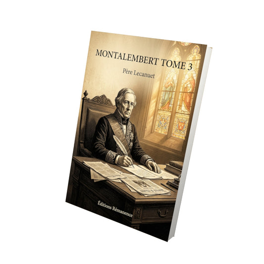 Livre Montalembert Tome 3 - Père Lecanuet - Vue 3D - Editions Remanence