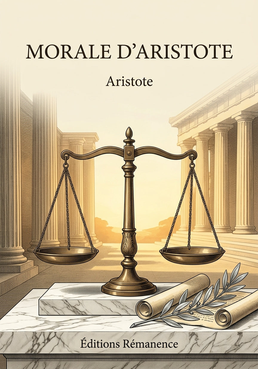 Livre Morale d’Aristote par Aristote - Couverture - Editions Remanence