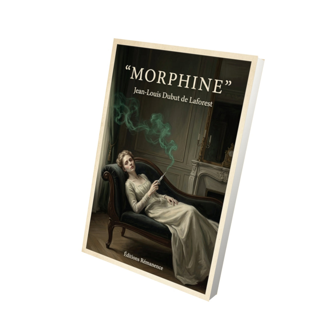 Livre Morphine - Jean-Louis Dubut de Laforest - Vue 3D - Editions Remanence