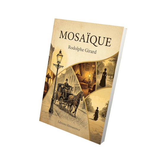Livre Mosaïque par Rodolphe Girard - Vue 3D - Editions Remanence