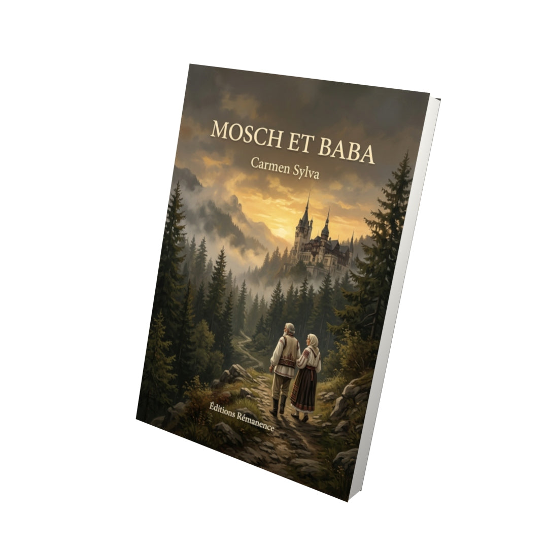 Livre Mosch et Baba par Carmen Sylva - Vue 3D - Editions Remanence