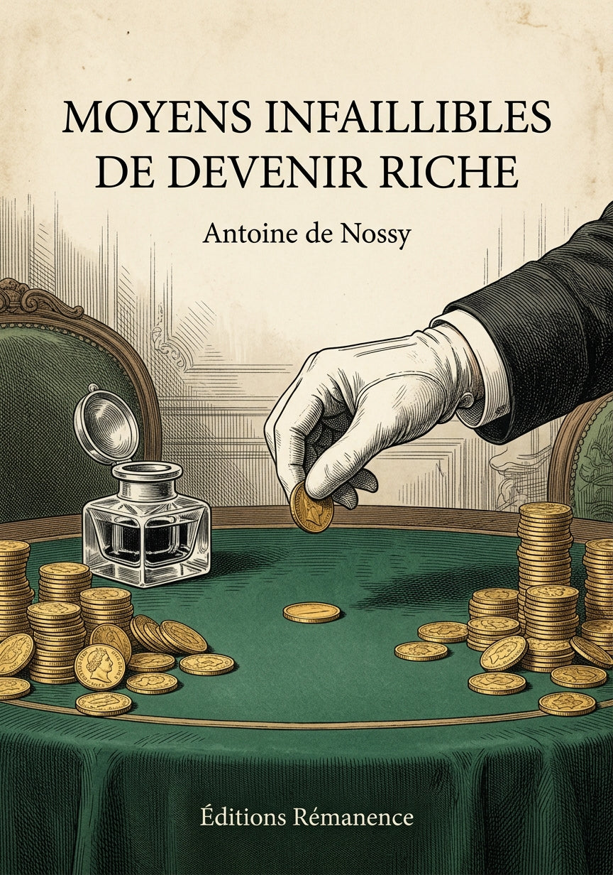 Moyens infaillibles de devenir riche - Antoine de Nossy (Couverture)