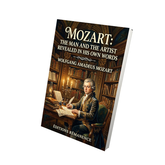 Livre Mozart: The Man and the Artist Revealed in His Own Words – Wolfgang Amadeus Mozart - Vue 3D - Editions Remanence