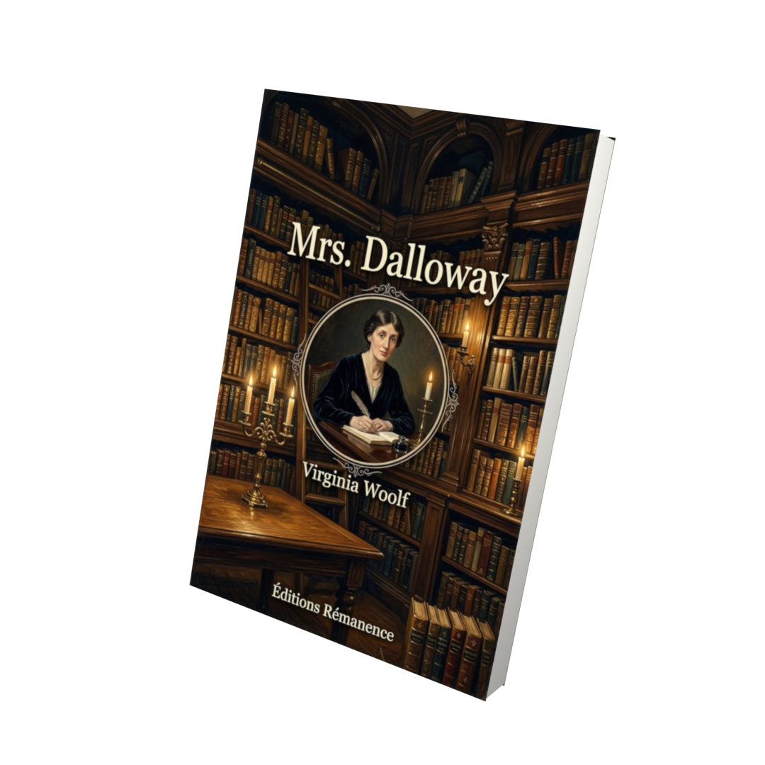 Livre Mrs. Dalloway – Virginia Woolf - Vue 3D - Editions Remanence