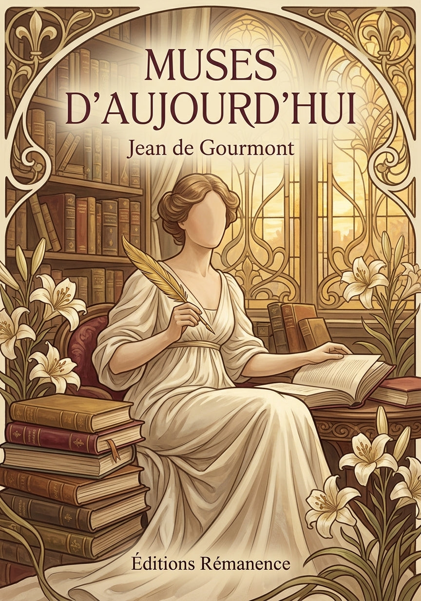 Livre Muses d’aujourd’hui par Jean de Gourmont - Couverture - Editions Remanence