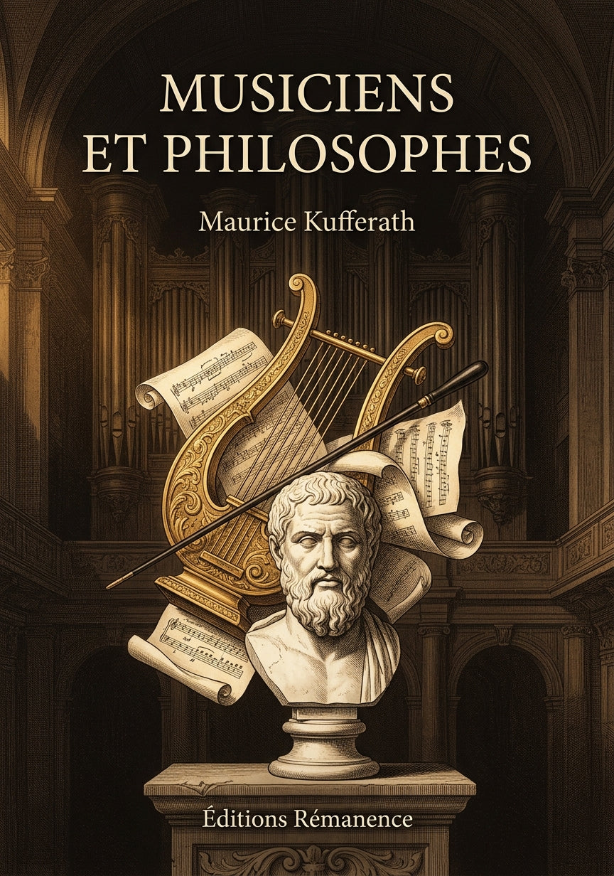 Livre Musiciens et philosophes par Maurice Kufferath - Couverture - Editions Remanence