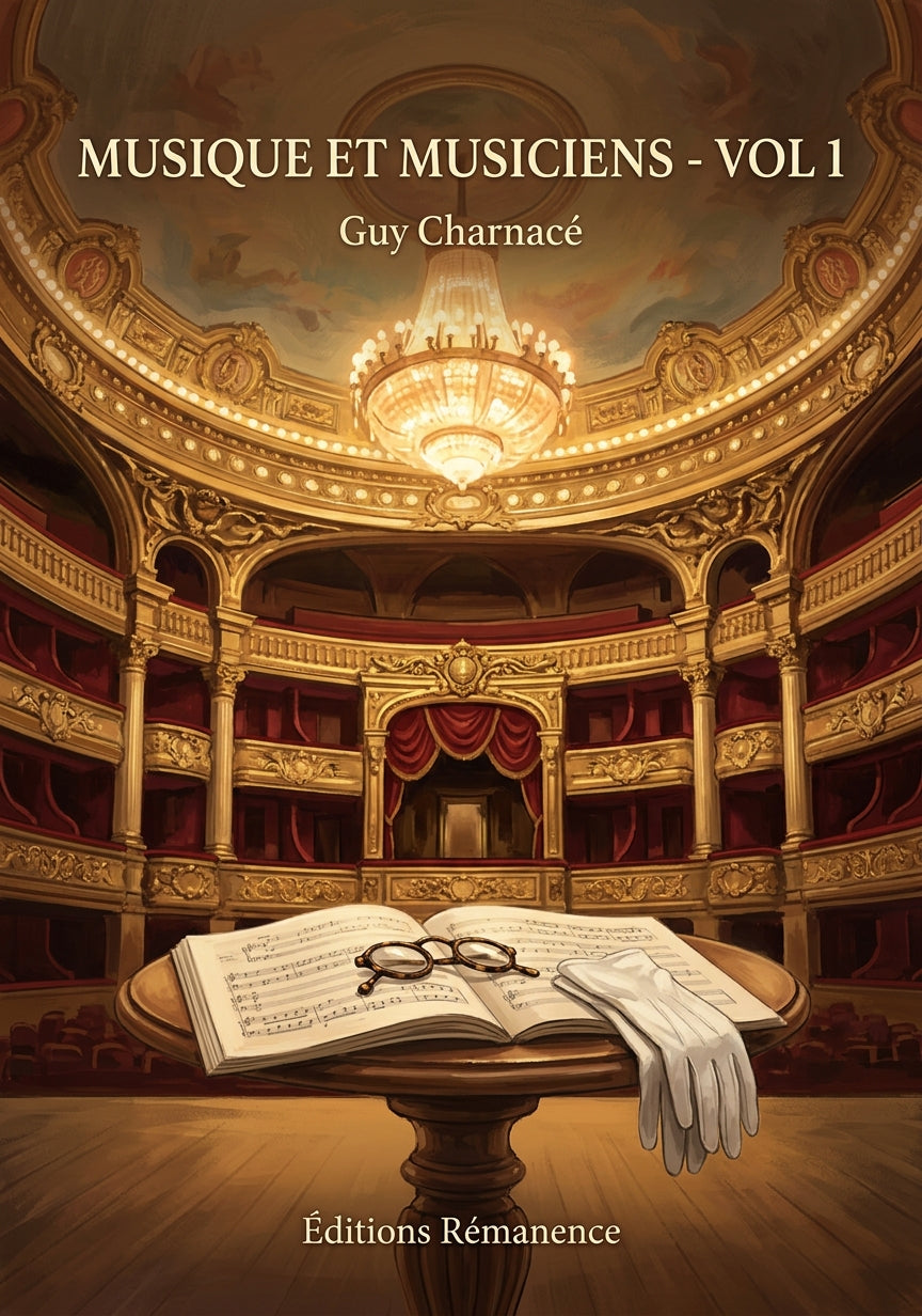Livre Musique et Musiciens - Vol 1 par Guy Charnacé - Couverture - Editions Remanence