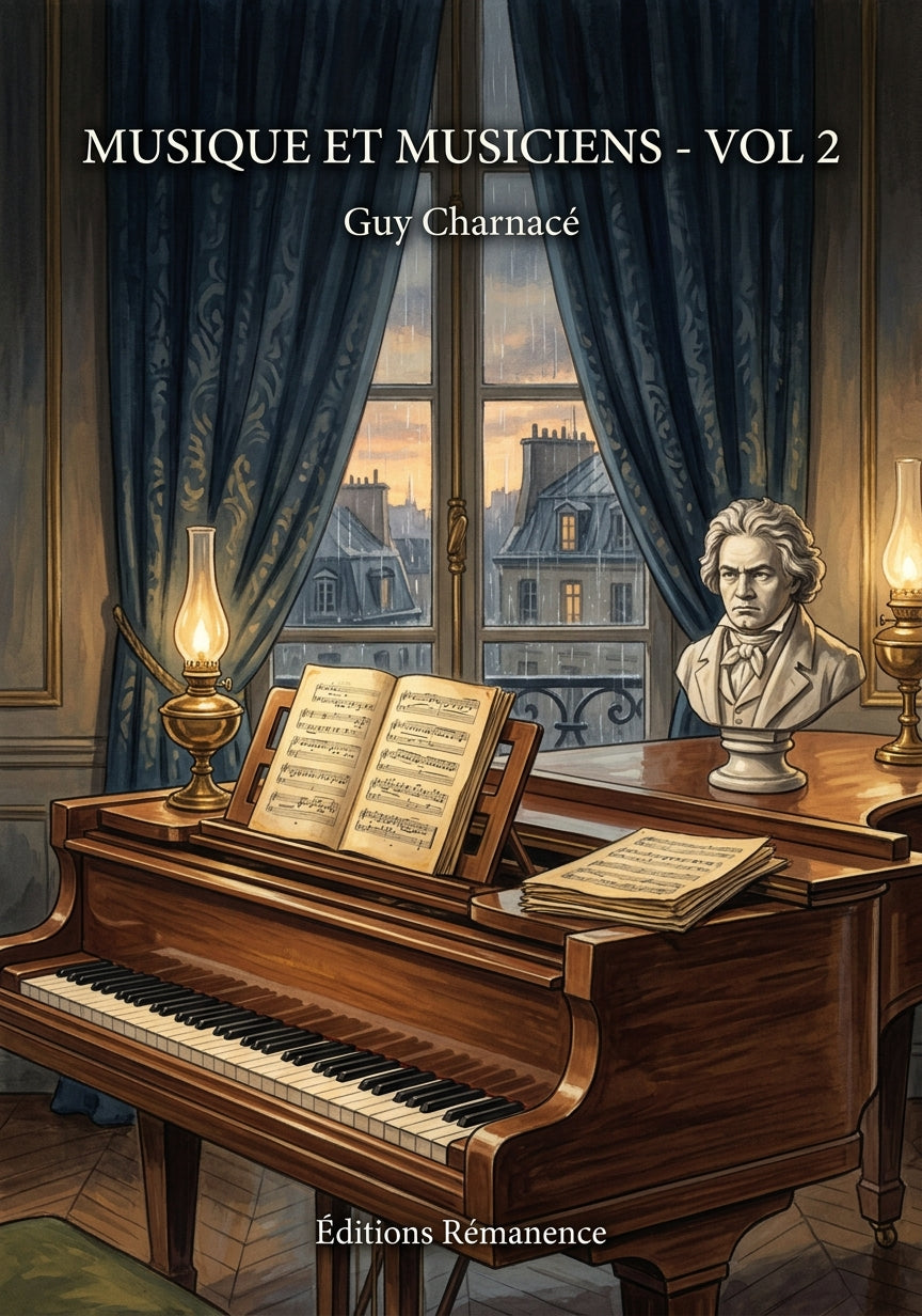 Livre Musique et Musiciens - Vol 2 par Guy Charnacé - Couverture - Editions Remanence
