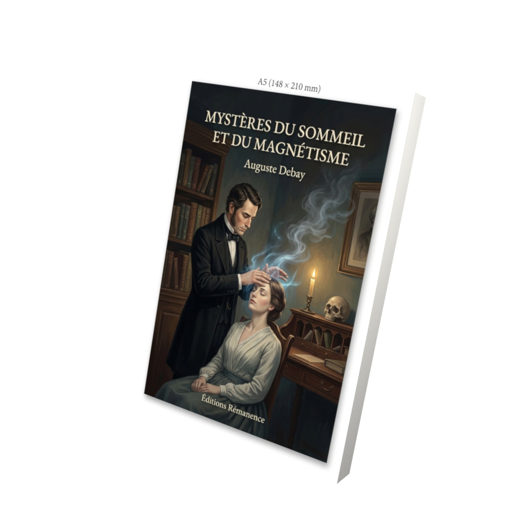 Livre Mystères du sommeil et du magnétisme par Auguste Debay - Vue 3D - Editions Remanence