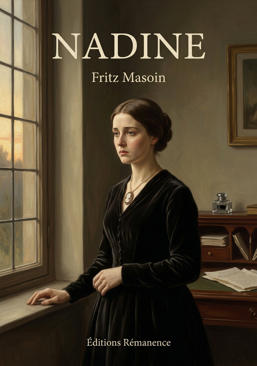 Livre Nadine par Fritz Masoin - Couverture - Editions Remanence