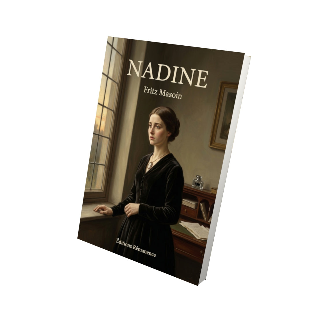 Livre Nadine par Fritz Masoin - Vue 3D - Editions Remanence