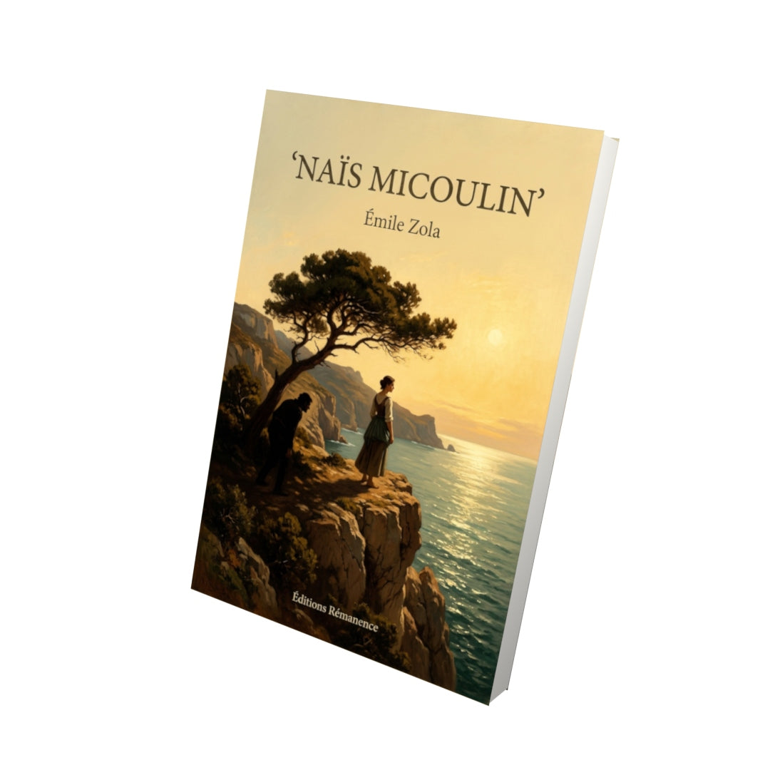 Livre Naïs Micoulin par Émile Zola - Vue 3D - Editions Remanence