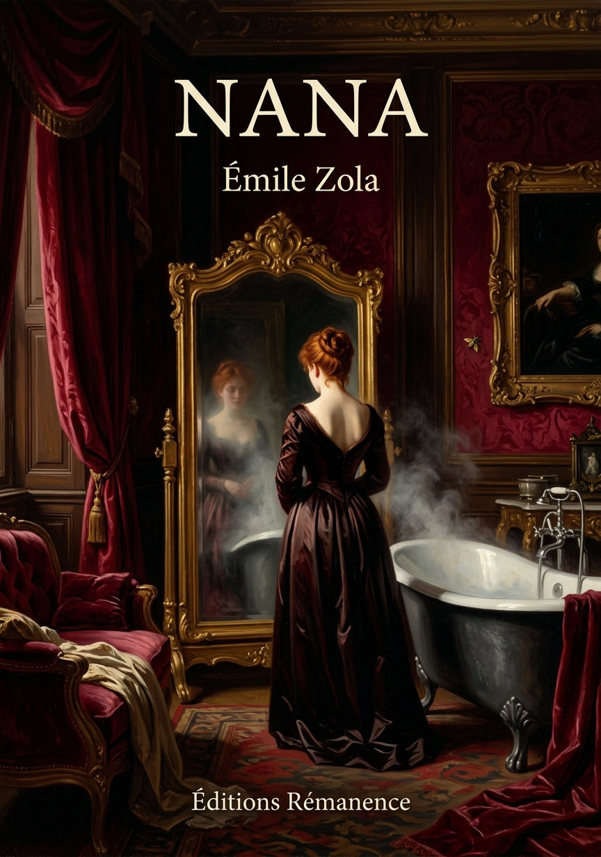 Livre Nana par Émile Zola - Couverture - Editions Remanence