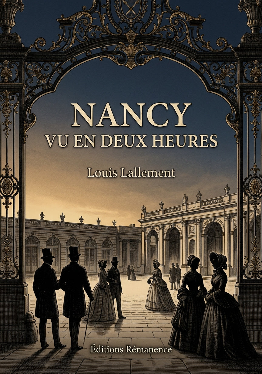 Livre Nancy vu en deux heures par Louis Lallement - Couverture - Editions Remanence