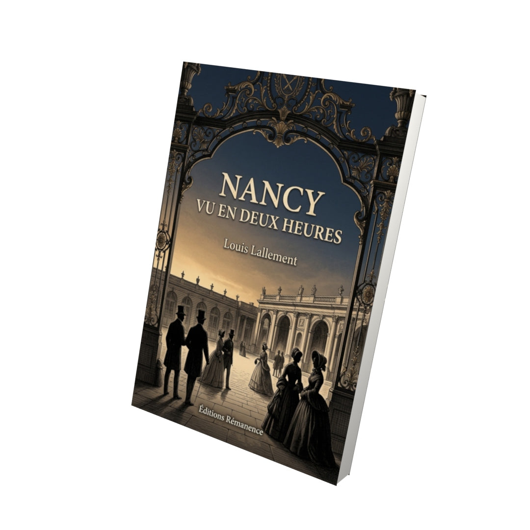 Livre Nancy vu en deux heures par Louis Lallement - Vue 3D - Editions Remanence