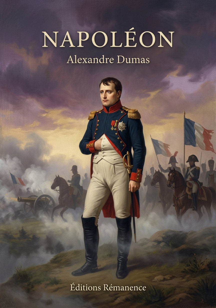 Livre Napoléon par Alexandre Dumas - Couverture - Editions Remanence