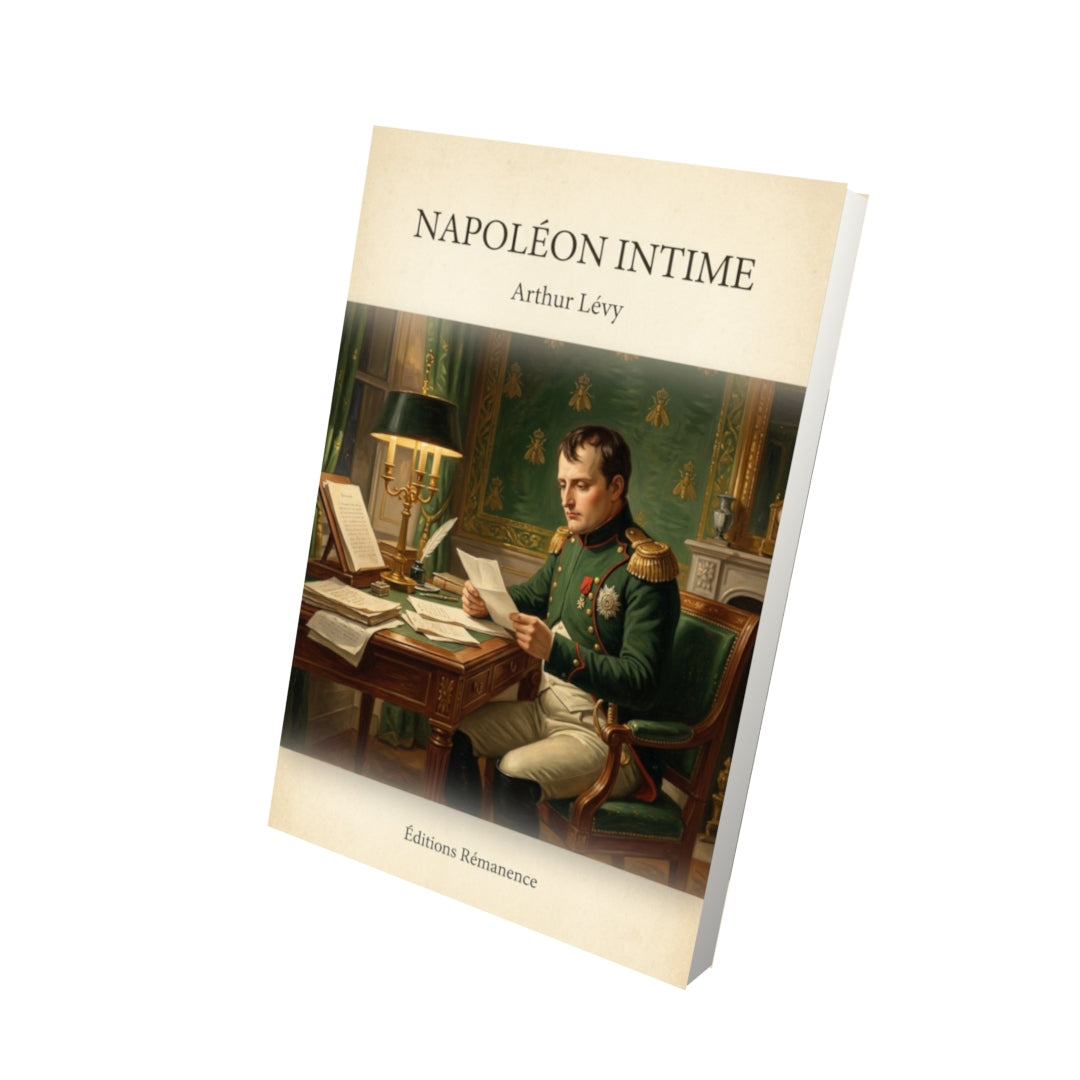 Livre Napoléon intime - Arthur Lévy - Vue 3D - Editions Remanence