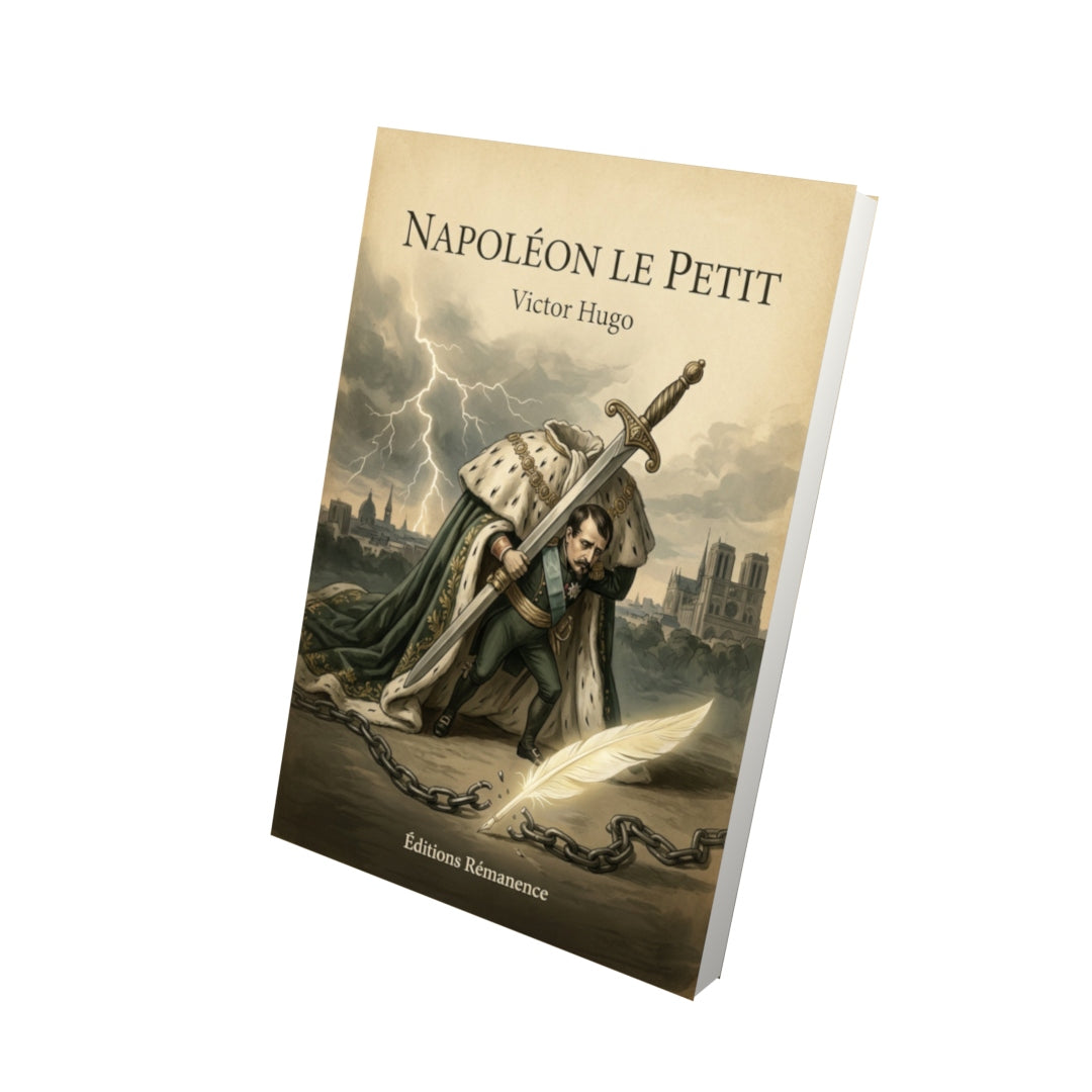 Livre Napoléon Le Petit - Victor Hugo - Vue 3D - Editions Remanence