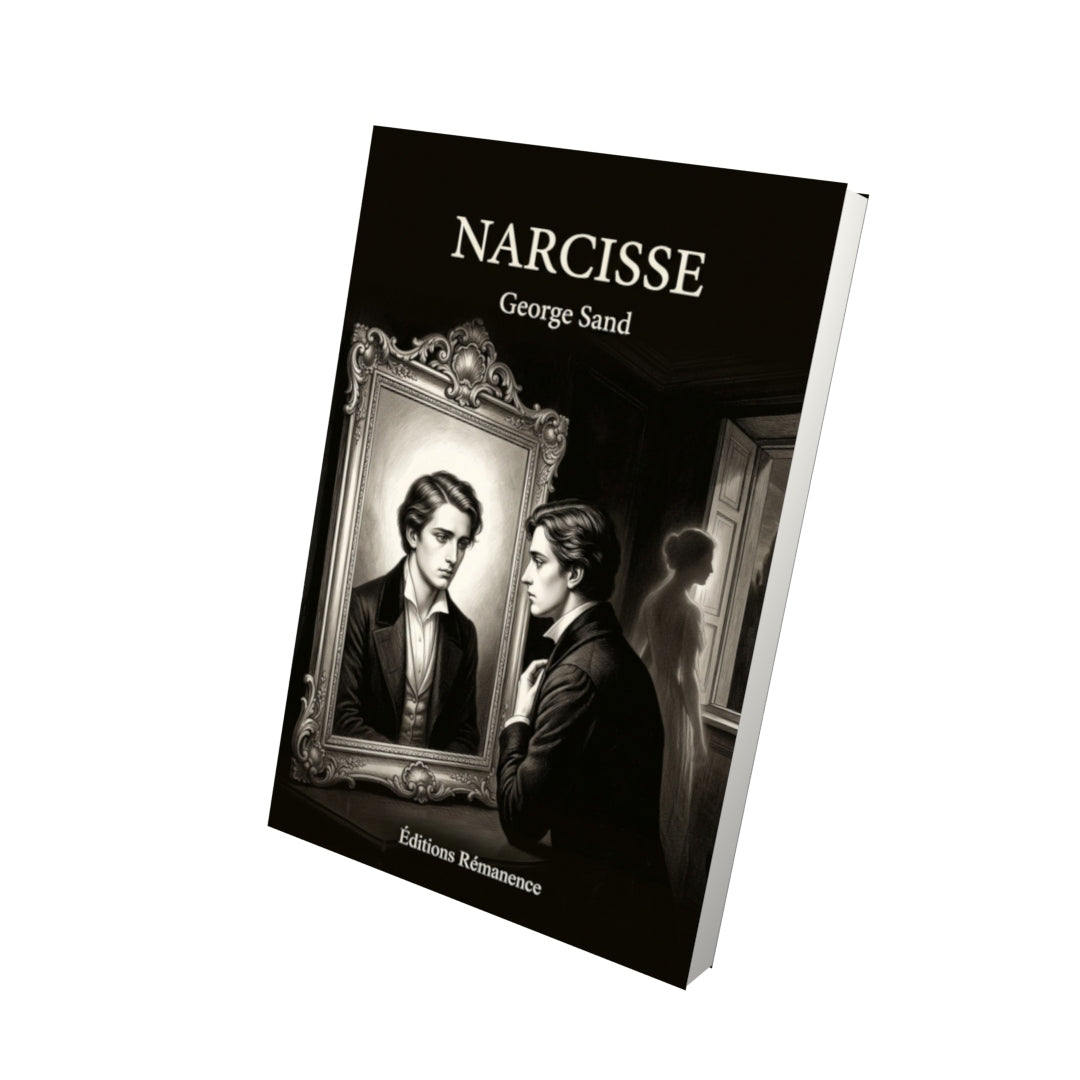 Livre Narcisse par George Sand - Vue 3D - Editions Remanence