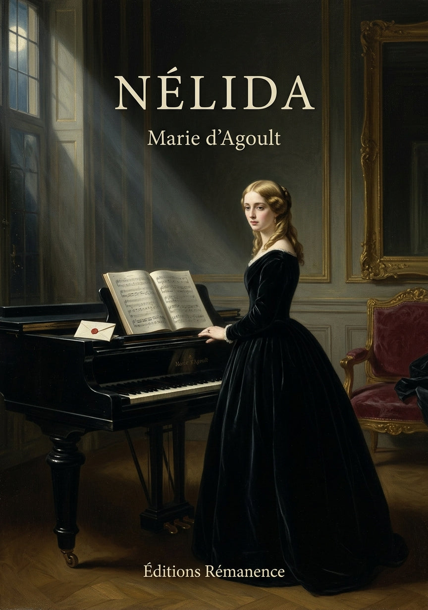 Livre Nélida par Marie d’Agoult - Couverture - Editions Remanence