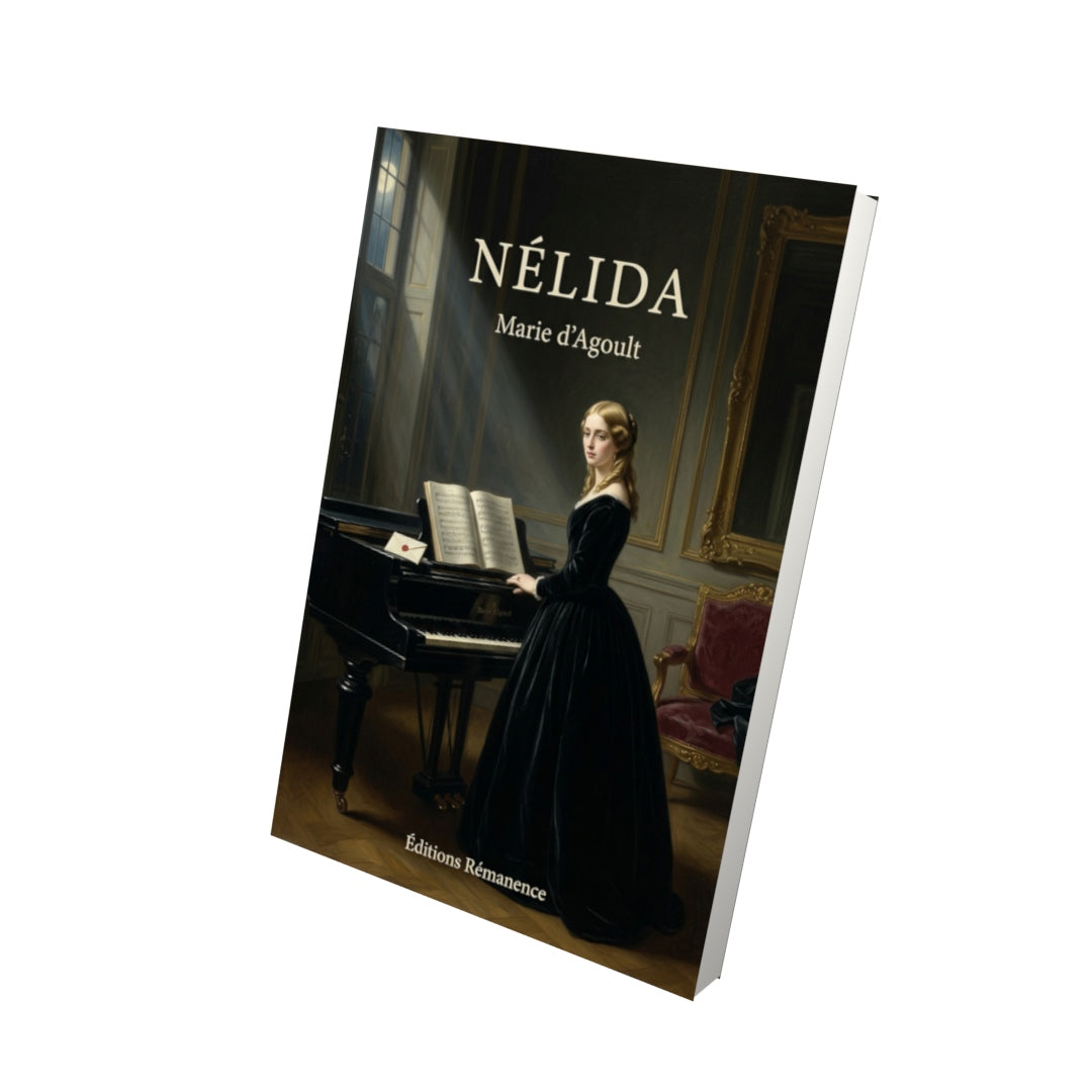 Livre Nélida par Marie d’Agoult - Vue 3D - Editions Remanence