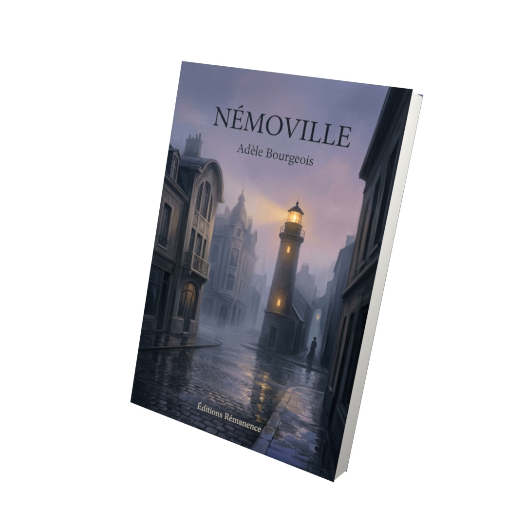 Livre Némoville par Adèle Bourgeois - Vue 3D - Editions Remanence
