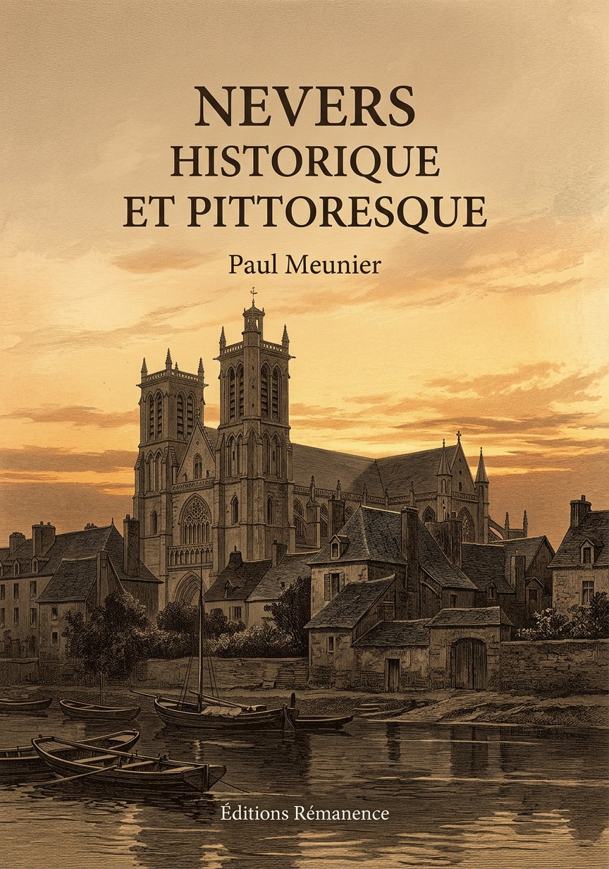 Livre Nevers historique et pittoresque par Paul Meunier - Couverture - Editions Remanence