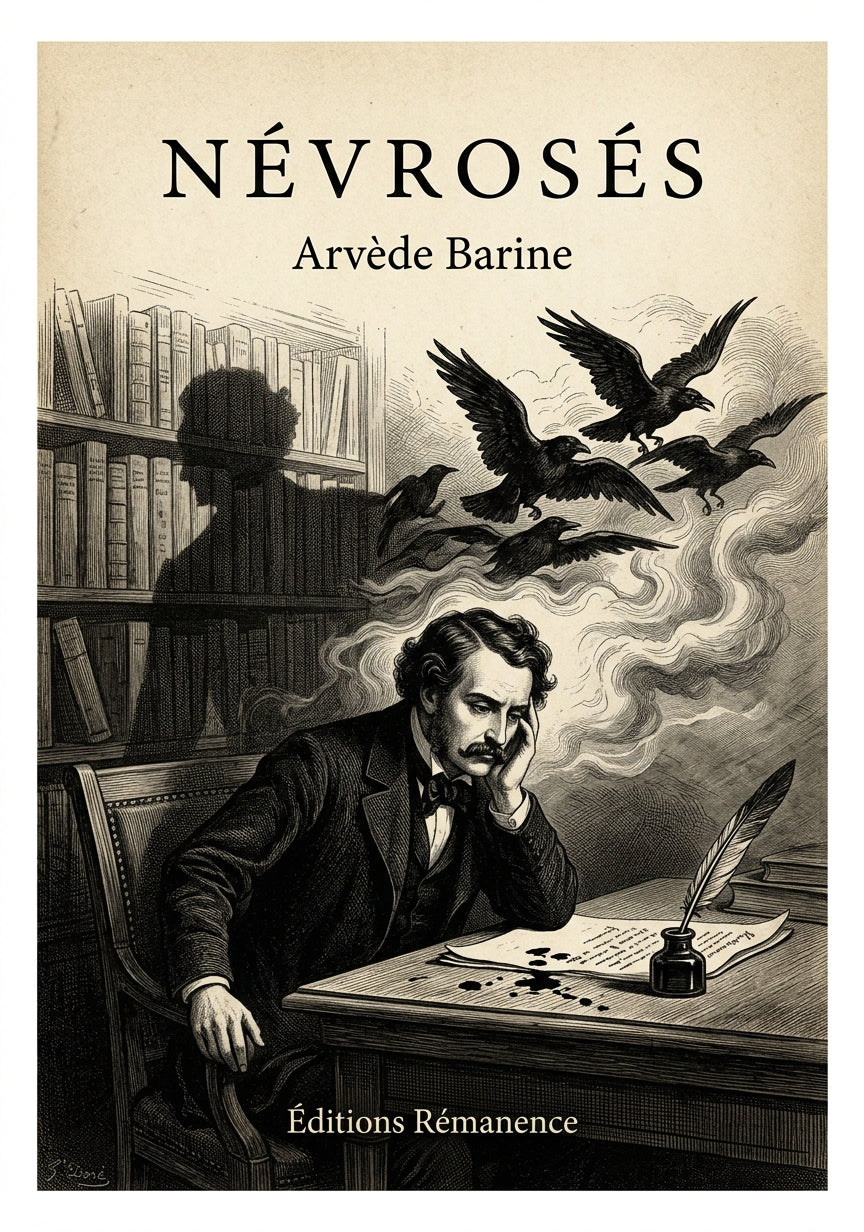 Livre Névrosés par Arvède Barine - Couverture - Editions Remanence