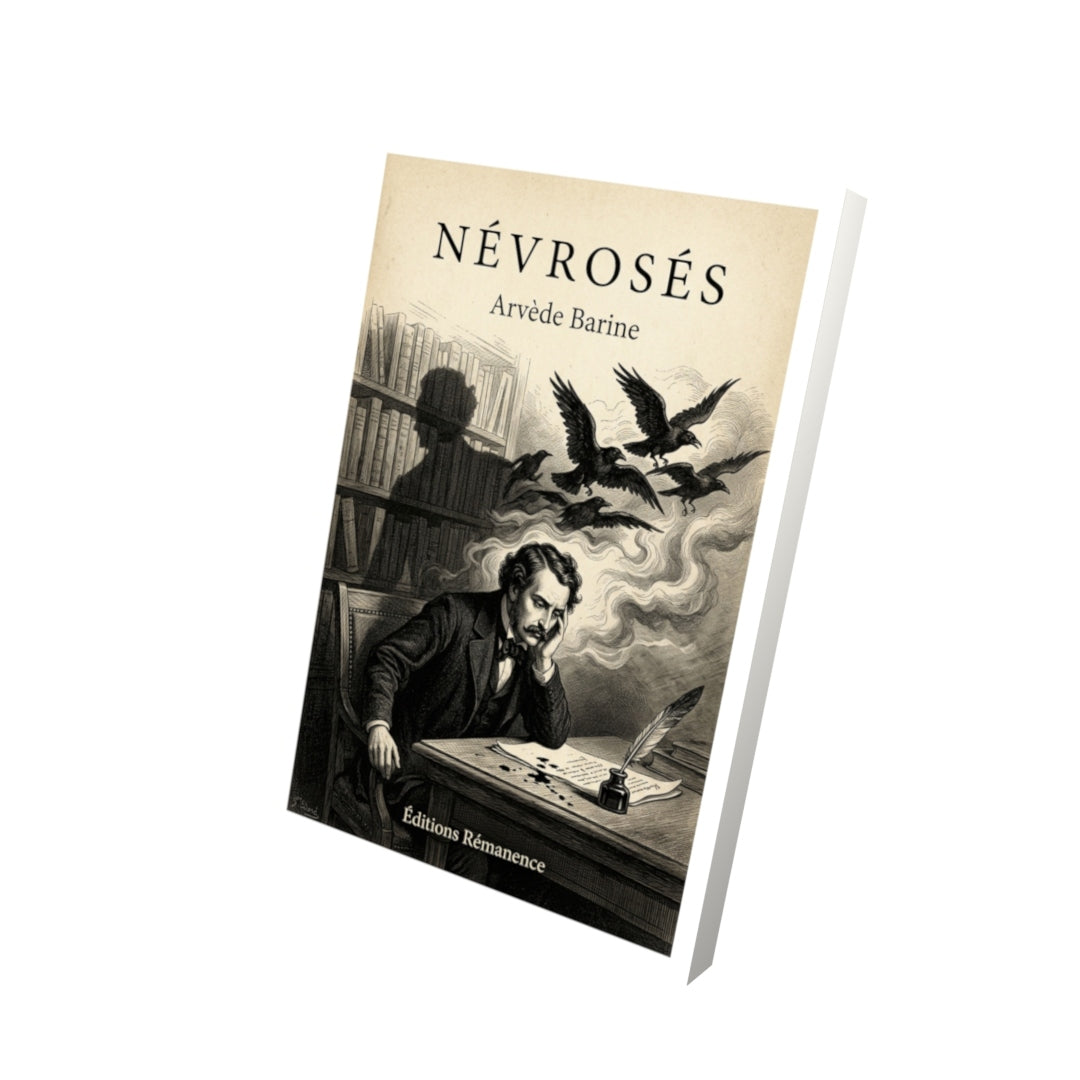 Livre Névrosés par Arvède Barine - Vue 3D - Editions Remanence